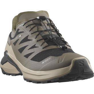 Salomon Laufschuh SALOMON XA META GORE-TEX MIF, Herren, Gr. 44, schwarz (schwarz, oxford tan, falcon), Synthetik, Textil, Schuhe Laufschuh, Made in France, wa