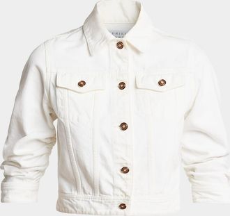 Gabriela Hearst Adira Crop Denim Jacket