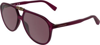 Longchamp LO800S 601 Womens Sunglasses Burgundy Size 58