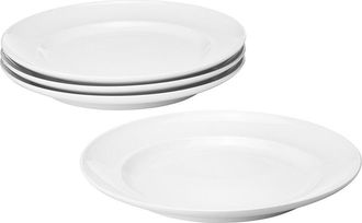 Georg Jensen Koppel Set Of 4 Porcelain Dinner Plates