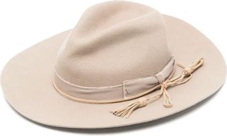 Golden Goose Hat Flat Brim Fedora