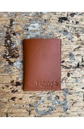 Fortela Leather Wallet in Taupe at Nordstrom