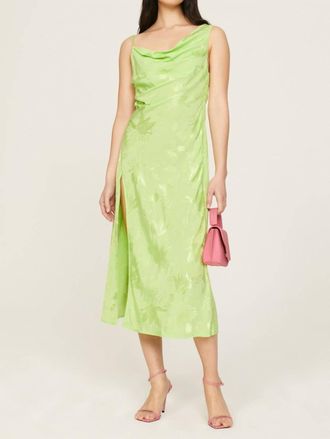 For Love & Lemons Ilana Midi Dress In Green