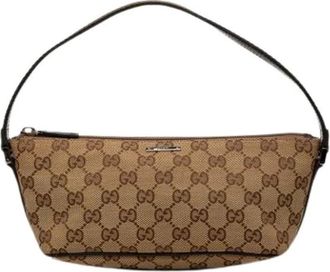 Gucci Borsa a spalla Pre-owned in tela - - Pre-owned - Donna - Beige - ONE SIZE