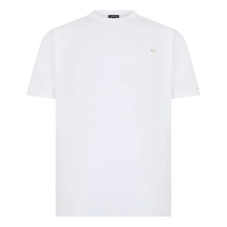 Paul & Shark Paul & Shark, T-Shirts, male, White, Size: 5XL Cotton T-shirt