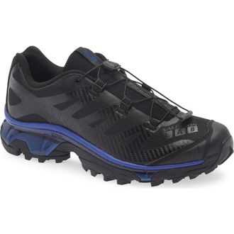 Salomon XT-4 Recon Trail Sneaker in Black/Black/Bluing at Nordstrom, Size 10.5