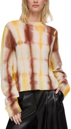 Lafayette 148 New York Hand Dyed Crewneck 100% Cashmere Sweater