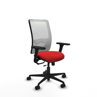 Piqueras y Crespo Silla De Oficina Piqueras Y Crespo Zulema Rojo Cuero Sint&eacute;tico