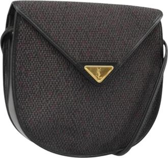 Saint Laurent Pre-owned Schoudertas - Dames - Vintage Schoudertas - Paars - ONE Size - Leer - Vintage