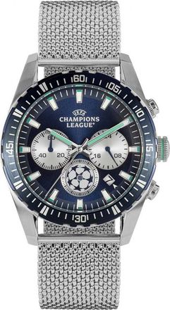 Jacques Lemans CL-102B Mens Championsleague Watch - Silver - One Size
