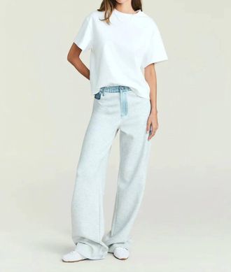 SER.O.YA Travis Denim Pants In Light Grey/coastline