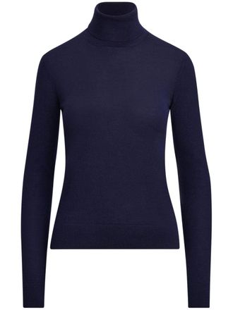 Ralph Lauren Collection high-neck cashmere jumper - Blue