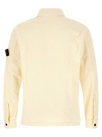 Stone Island Corduroy Overshirt - Ivory