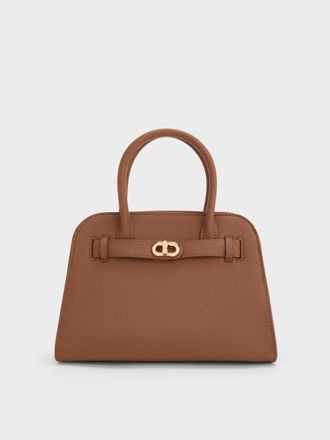 Charles & Keith Aubrielle Belted Tote Bag
