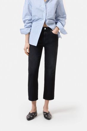 Closed Milo Straight Jeans In Dark Grey