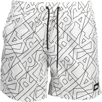 Karl Lagerfeld Ba&ntilde;ador tipo b&oacute;xer - Swimwear - Hombre - Blanco - S