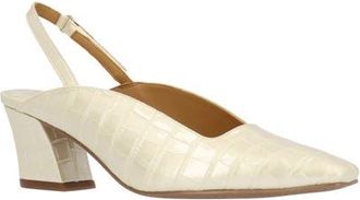 J. Reneé Stasia Croc Embossed Slingback Pump in Pearl Beige at Nordstrom, Size 10.5
