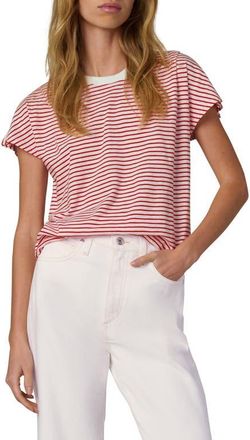Joe's The Bubble T-Shirt in Cherry Red/White S at Nordstrom, Size X-Large