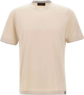 Gran Sasso Hombre, Camisetas, Beige, Talla: 2XL