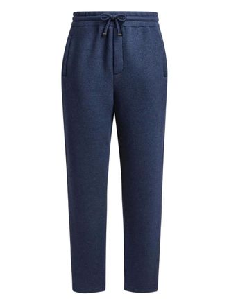 Etro jacquard motif trousers - Blue