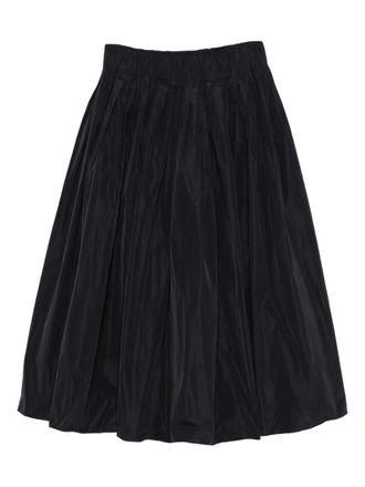 Susanne Bommer taffeta skirt - women - Cotton/Nylon - 38 - Black