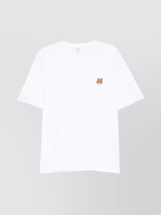 Maison Kitsun&eacute; cotton regular-fit fox head crew-neck short-sleeve t-shirt