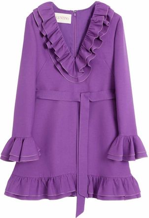 Valentino Garavani Crepe Couture Mini Dress