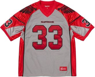 SUPREME SS26 Wings Football Jersey Grey SUP-SS26-294-GRY