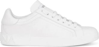 Dolce & Gabbana Portofino Sneakers - Heren - Sneakers - Wit - 42 EU - Leer - Schoenen