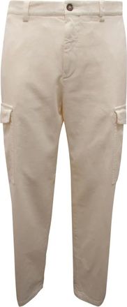 PESERICO Uomo, Pantaloni, Bianco, S, new