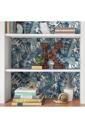 WallPops Blue Maui Peel & Stick Wallpaper at Nordstrom Rack