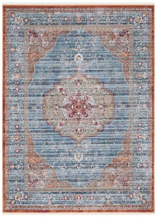 Safavieh Alfombra poli&eacute;ster blu/rosso 122 x 183 cm