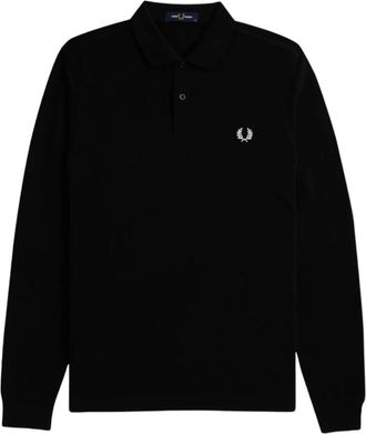 Fred Perry Zwarte T-shirts en Polos - Heren - Polos - Zwart - XL - Katoen - Tops