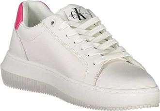 Calvin Klein Dames, Schoenen, Wit, Maat: 39 EU Leer