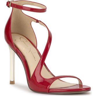 Jessica Simpson Qamille Ankle Strap Sandal in Red Muse04 at Nordstrom, Size 5
