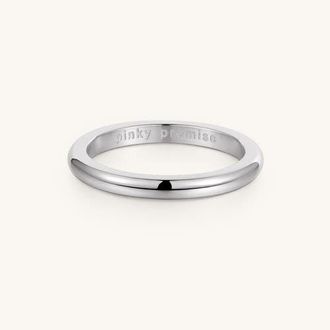 Mantra Pinky Promise Ring in Silver at Nordstrom, Size 3