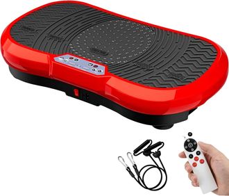 OEM Plataforma Vibratoria, 120 Niveles De Intensidad, Control Remoto, Rojo-negro
