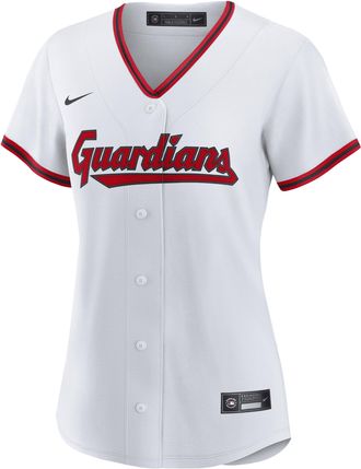 Nike Cleveland Guardians Nike Womens MLB Replica Jersey in White | R3250CYZGUA-Y60