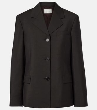 The Row Faelan wool and mohair jacket