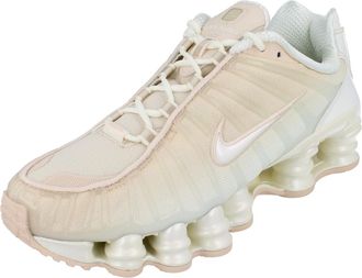 Nike Womens Shox TL Running Trainers - Cream - Size UK 6