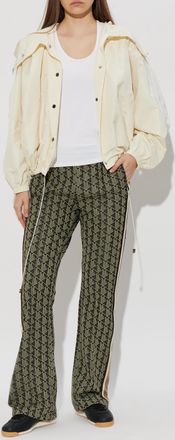 Lacoste Monogram Sweatpants, Womens, Green