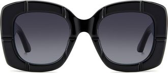 Kate Spade New York josey 50mm square sunglasses in Black at Nordstrom Rack