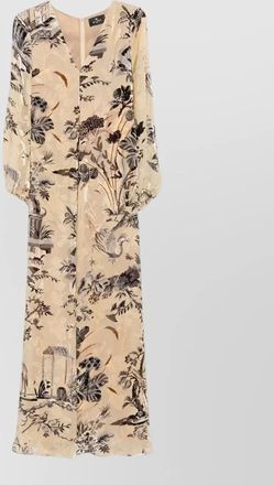 Etro silk maxi dress