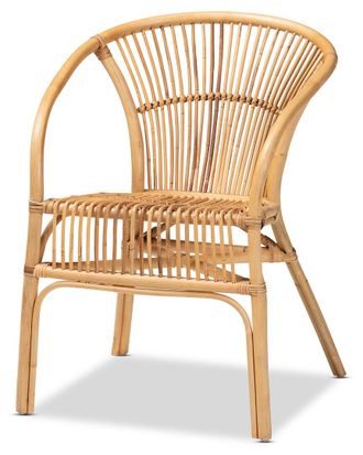 Baxton Studio Murai Rattan Dining Chair