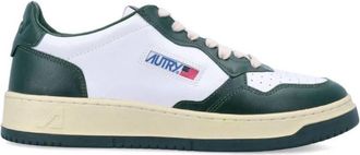 Autry Bicolor Medalist Leather Low Sneakers