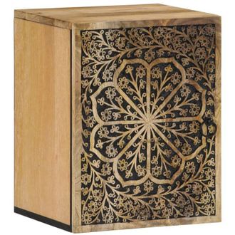 vidaXL vidaXL Mobile da Bagno a Parete 38x33x48 cm in Legno Massello di Mango