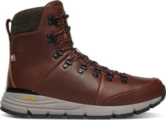 Danner Womens Arctic 600 Insulated Waterproof Side-Zip 7 Hiking Boots In Brown