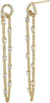 Bony Levy 18K Gold Varda Diamond Chain Drop Earrings in 18K Yellow Gold/diamond at Nordstrom