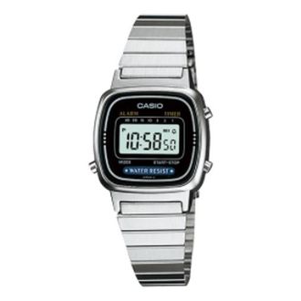 Casio Quartz Waterproof Unisex Silver Digital LA670WA-1