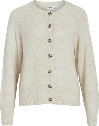 Vila Vest met knoopsluiting in donzig tricot